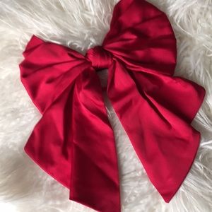 SPECIAL-OVERSIZED SATIN BOW HAIR BAND NWT